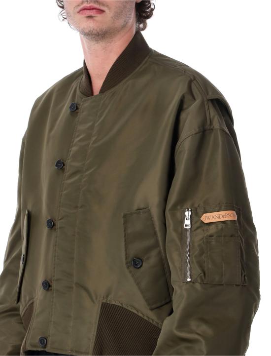 26FW JW앤더슨 자켓 JK0429PG1875 570 MILITARY GREEN - JW ANDERSON