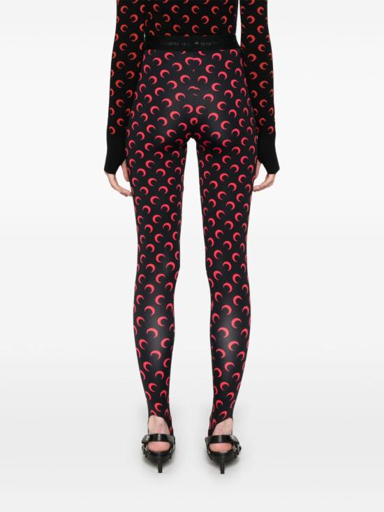 26FW 마린세르 스트레이트 팬츠 WPA111ACJER0001 BK97 BLACK RED - MARINE SERRE