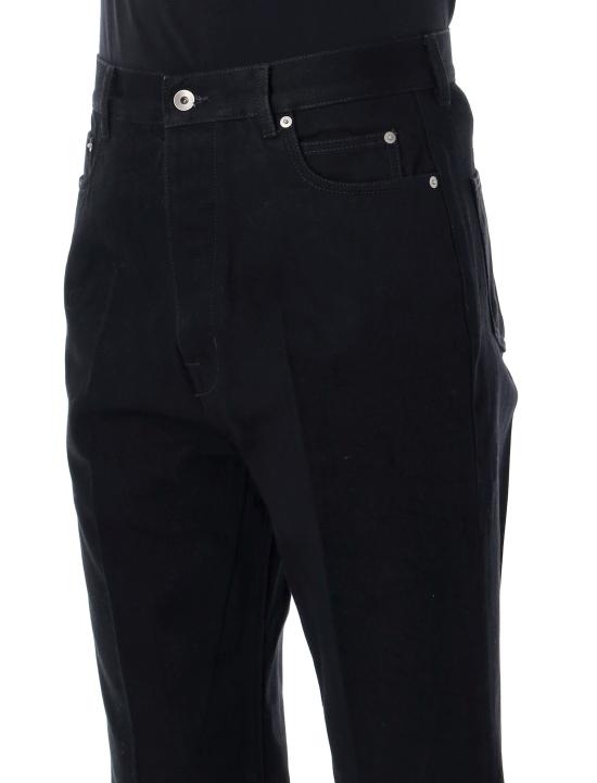 26FW 릭 오웬스 스트레이트 팬츠 RR02F4335HDK 09 BLACK - RICK OWENS