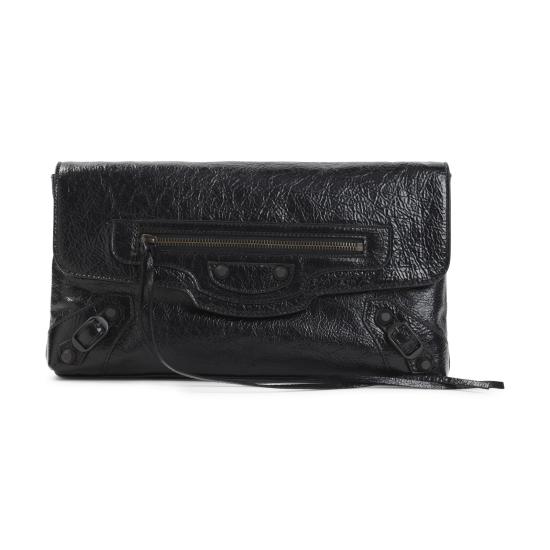 26FW 발렌시아가 르 시티 클러치 8733862ABEK1000 BLACK - BALENCIAGA