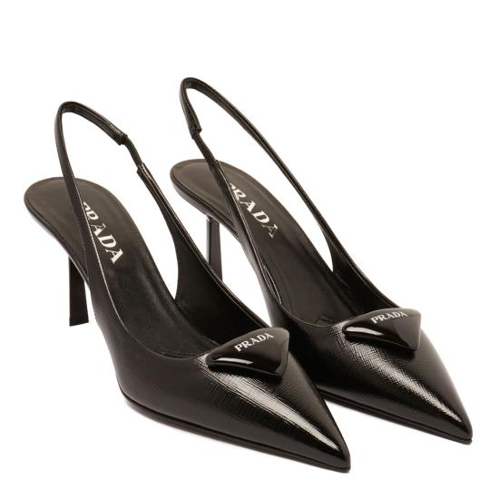 26FW 프라다 레더 슬링백 펌프 1I901MFDD753A9SF0002 NERO - PRADA