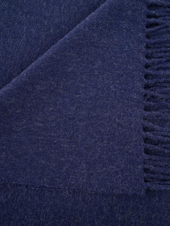 26FW 아크네 스튜디오 내로우 울 프린지 머플러 CA0218 DHG DARK NAVY MELANGE DOM - ACNE STUDIOS