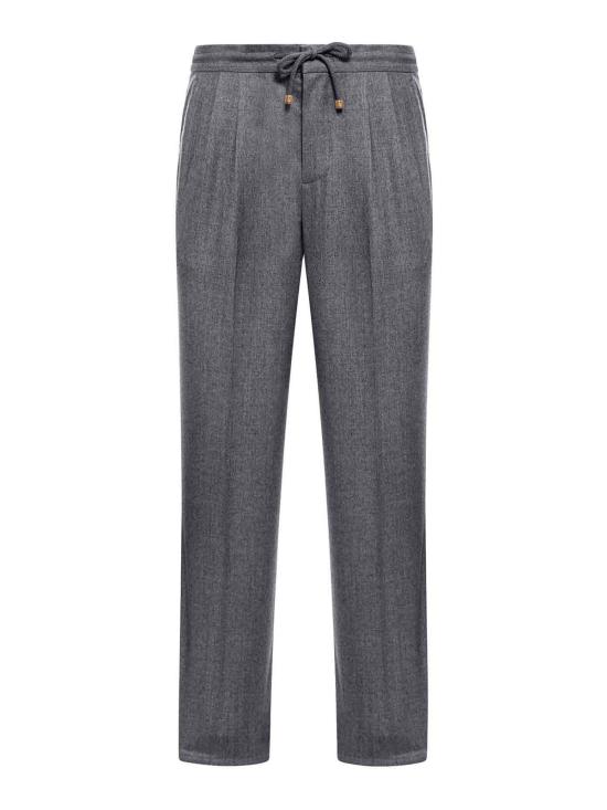 26FW 브루넬로 쿠치넬리 스트레이트 팬츠 ME226E1710C004 DARK GREY