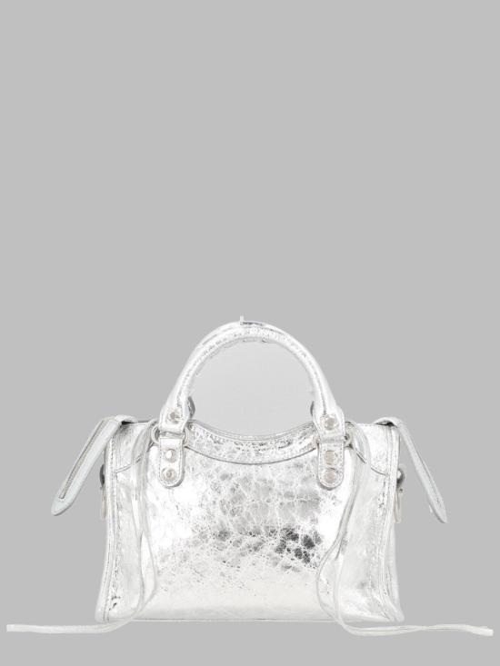 26FW 발렌시아가 르 시티 백 미니 865763 2AB4V8122 SILVER - BALENCIAGA