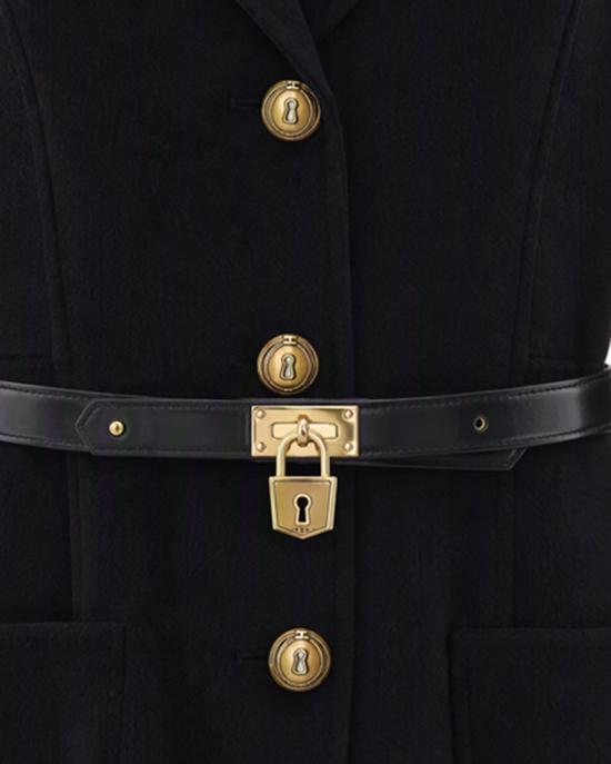 26FW 엘리자베타프랜치 코트 CP03D67E2 BLACK - ELISABETTA FRANCHI