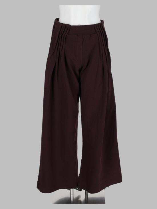 26FW 드리스 반 노튼 팬츠 011138 4610358 BURGUNDY