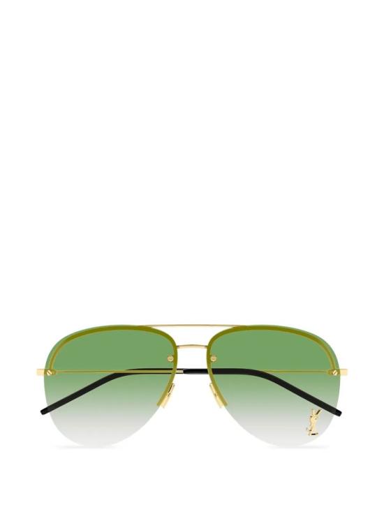 26FW 생로랑 선글라스 CLASSIC11M 010 LIGHT GOLD AND GREEN 59