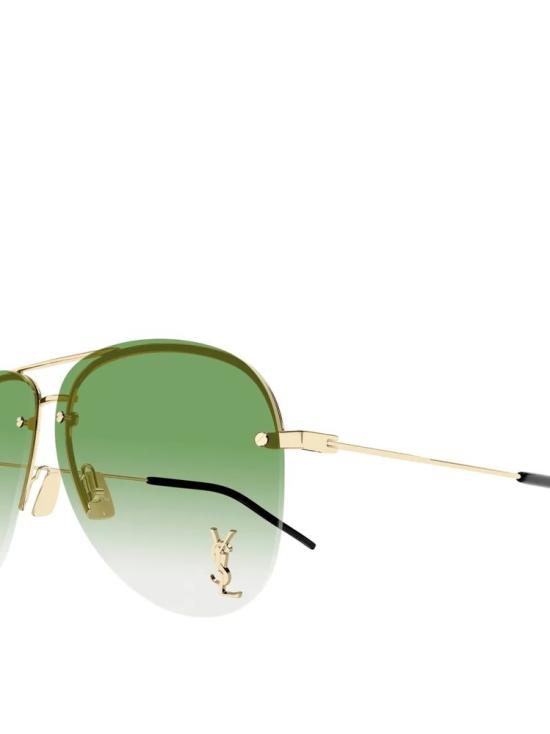 26FW 생로랑 선글라스 CLASSIC11M 010 LIGHT GOLD AND GREEN 59 - SAINT LAURENT