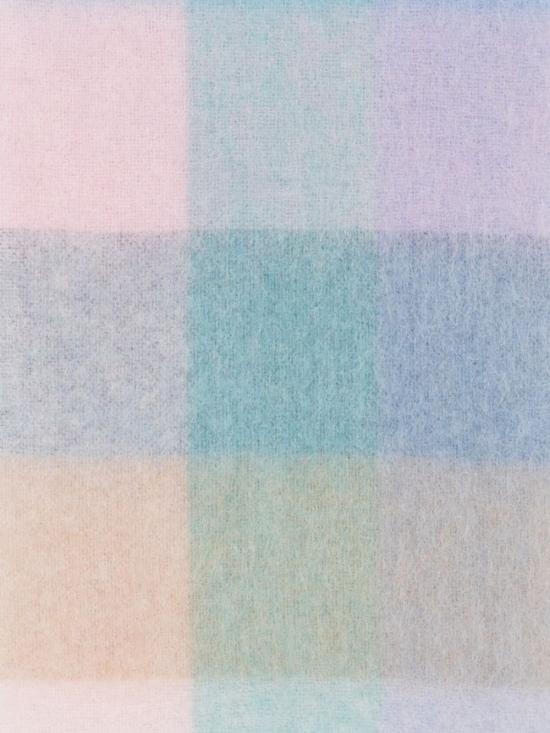 26FW 아크네 스튜디오 모헤어 체크 머플러 CA0084D DXW LIGHT BLUE - ACNE STUDIOS