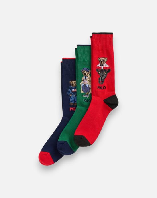 26FW 폴로 랄프로렌 액세서리 449P22357001 ASSORTED GREEN NAVY RED