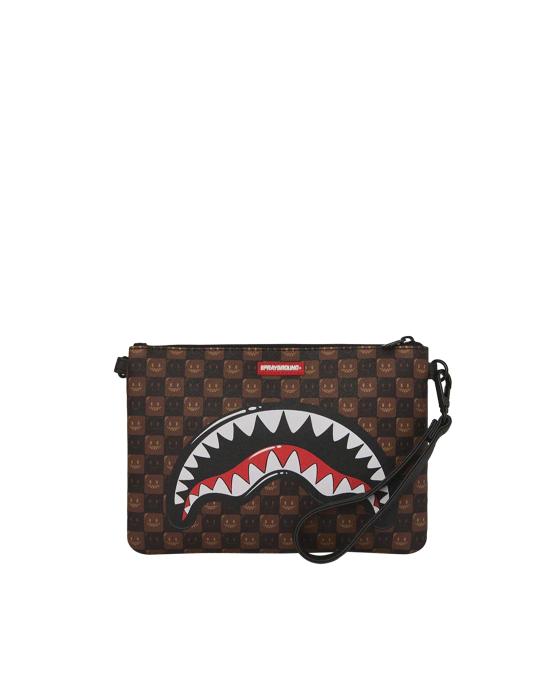 26FW 스프레이그라운드 클러치/파우치 910B9307NSZ BROWN - SPRAYGROUND