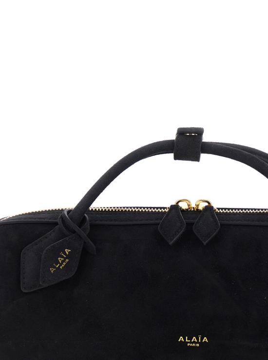 26FW 알라이아 르 테켈 스웨이드 고트스킨 클러치 AA1S06026CA328 BLACK - ALAIA