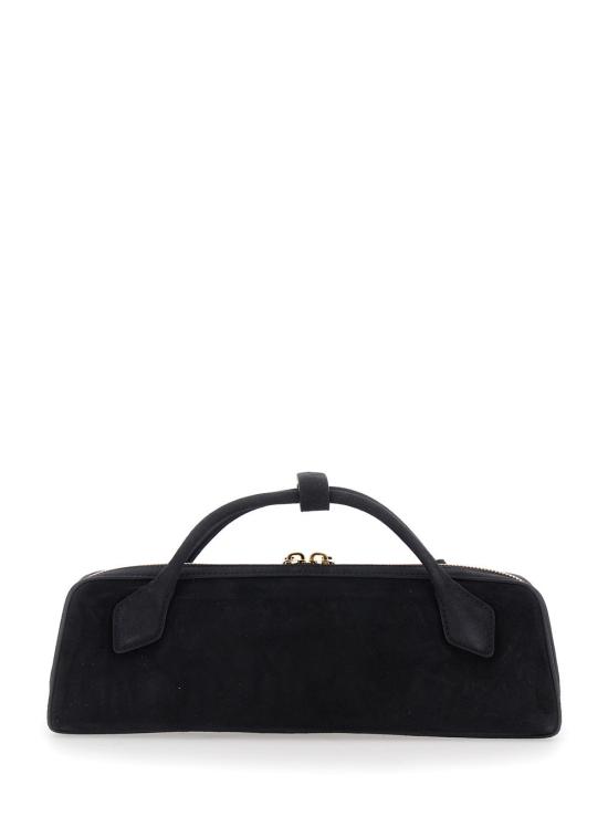 26FW 알라이아 르 테켈 스웨이드 고트스킨 클러치 AA1S06026CA328 BLACK - ALAIA