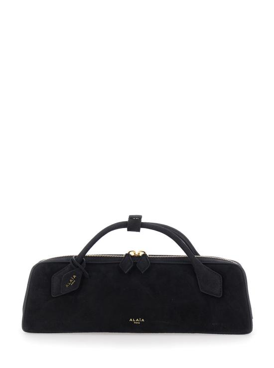 26FW 알라이아 르 테켈 스웨이드 고트스킨 클러치 AA1S06026CA328 BLACK