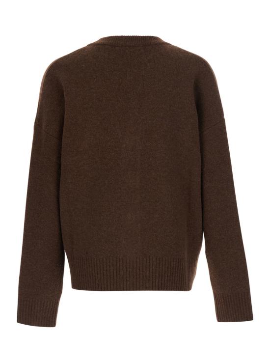 26FW 아미 가디건 UKC365 BROWN - AMI