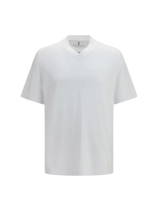 26FW 브루넬로 쿠치넬리 탑 M0B131344 WHITE - BRUNELLO CUCINELLI