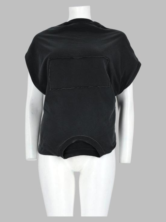 26FW 마르지엘라 업사이드 다운 트롬프뢰유 탑 S29NL0063 S24575980 BLACK