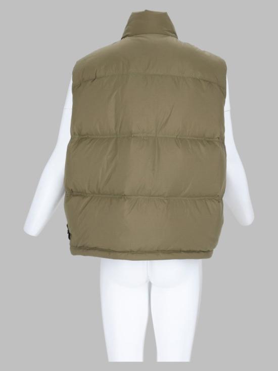 26FW 스톤 아일랜드 매트 립스탑 코듀라 어드밴스드 패브릭스 집 포켓 라이트웨이트 다운 베스트 L2S15G100004 S0483V005G GREEN - STONE ISLAND