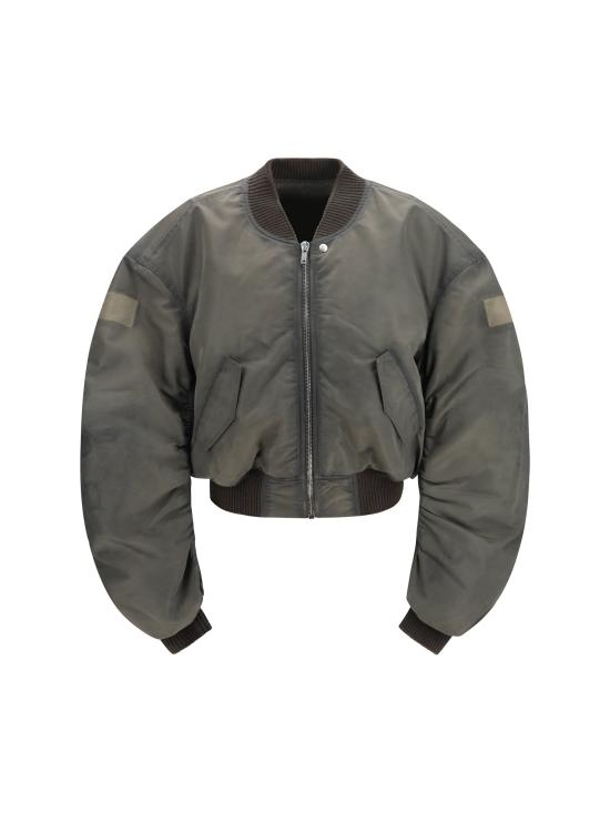 26FW 릭 오웬스 SECCHIA 플라이트 봄버 재킷 RR02F4792 BROWN - RICK OWENS
