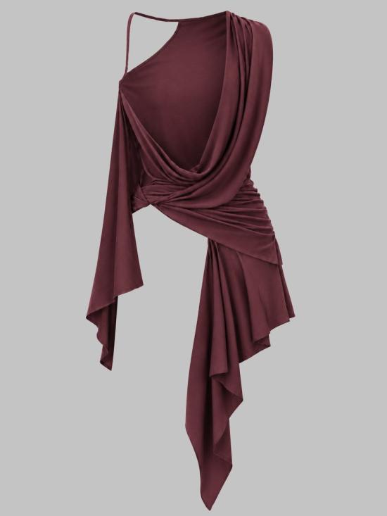 26FW 릭 오웬스 튜닉 LI02F2102 JKS33 BORDEAUX - RICK OWENS