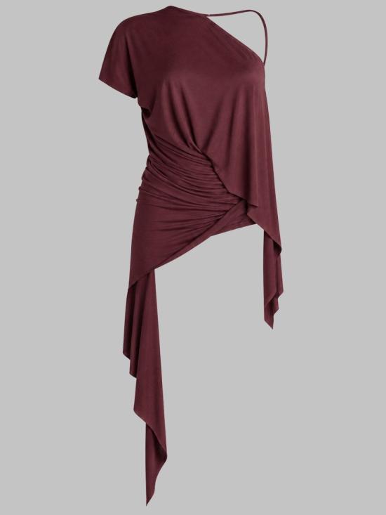 26FW 릭 오웬스 튜닉 LI02F2102 JKS33 BORDEAUX
