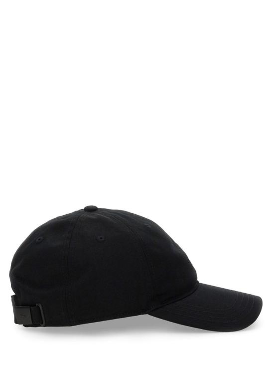 26FW 라코스테 오가닉 코튼 트윌 캡 RK0491 031 BLACK - LACOSTE