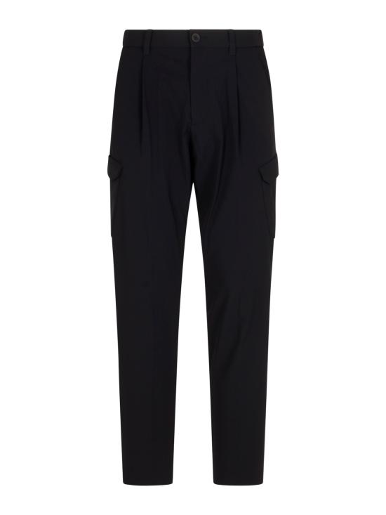 26FW 에르노 리조트 플리츠 카고 포켓 팬츠 PT000156U 12773S9300 NERO
