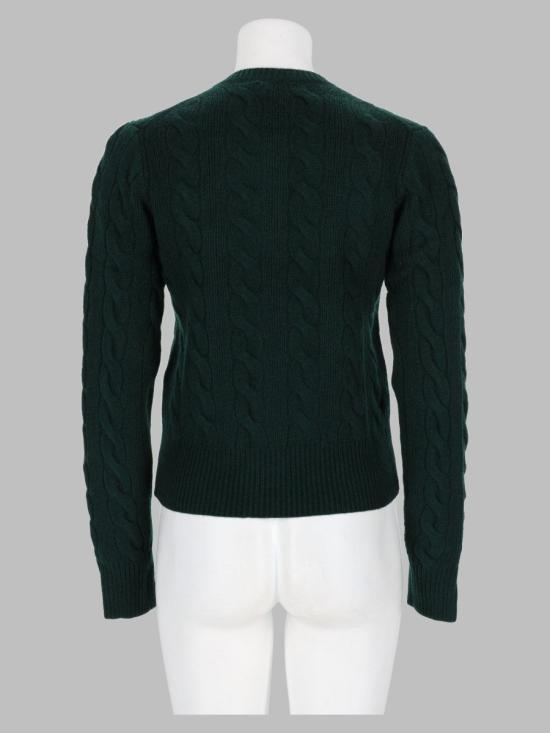 26FW 폴로 랄프로렌 로고 자수 크루넥 가디건 211972104 503COLLEGEGREEN - POLO RALPH LAUREN