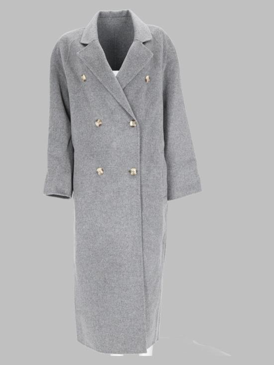 26FW 루루 드 세종 코트 IRVIN GREYMELANGE GRAY