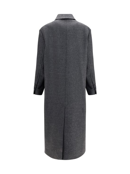 26FW 아미 울 더블 브레스트 롱 코트 FCO458WV0078 GRAY - AMI