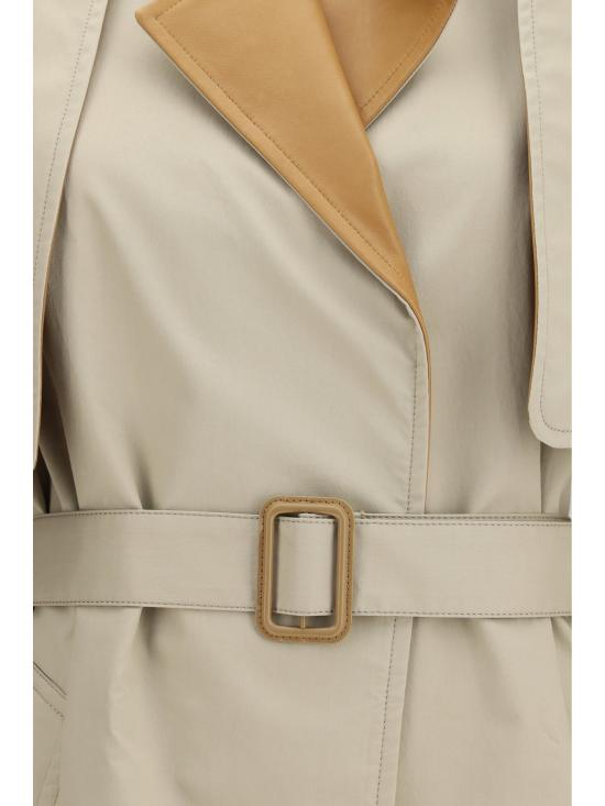 26FW 아크네 스튜디오 트렌치 코트 A90733 BEIGE - ACNE STUDIOS