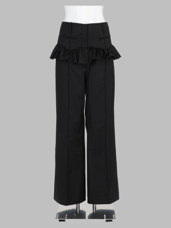 26FW 가니 팬츠 A1080199 099099 BLACK