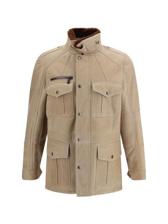 26FW 브루넬로 쿠치넬리 자켓 MPMWT2090 BEIGE