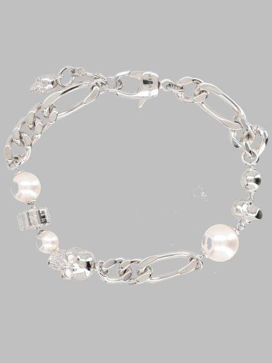 26FW 알렉산더 맥퀸 브레이슬릿 836792 J16PA1906 SILVER - ALEXANDER MCQUEEN