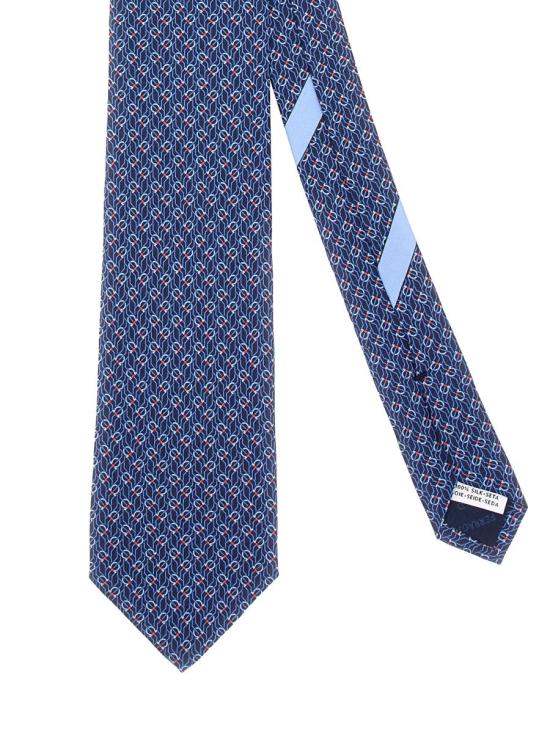 26FW 살바토레 페라가모 넥타이 768562 350950001 BLUE - SALVATORE FERRAGAMO
