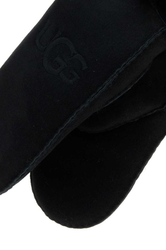 26FW 어그 셔링 자수 미튼 장갑 20932 BLK Black - UGG