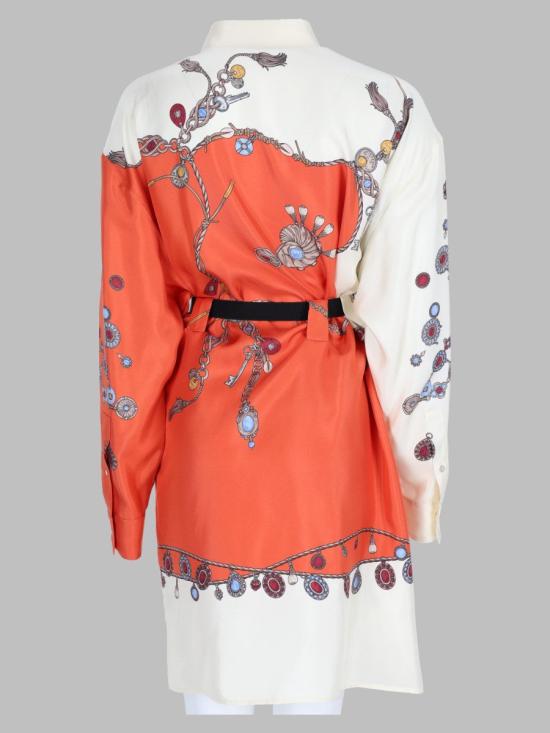 26FW 베르사체 원피스 1025495 1A186365O360 ORANGE - VERSACE