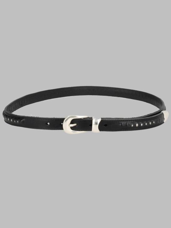 26FW 아워레가시 2cm 불렛 체인 벨트 블랙 레더 A4268BCB BLACKLEATHER