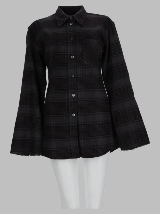26FW 아워레가시 데이지 녹턴 체크 셔츠 W4262DFN FADEDNOCTURNECHECKFLANNEL BLACK