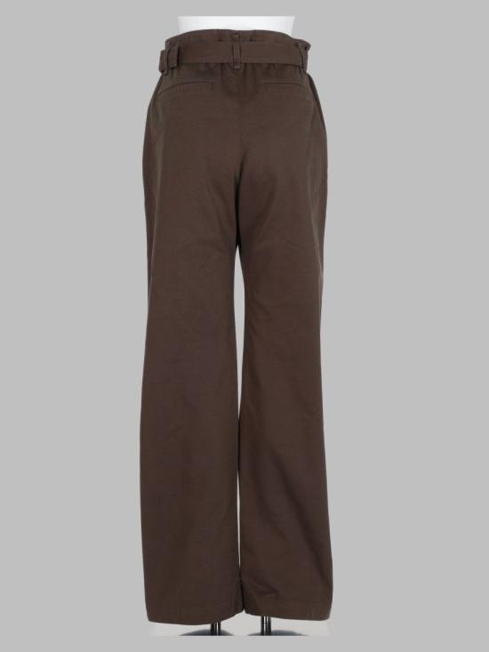 26FW 르메르 폴리코튼 트윌 라운디드 팬츠 PA1317 LF1620BR516 BROWN - LEMAIRE