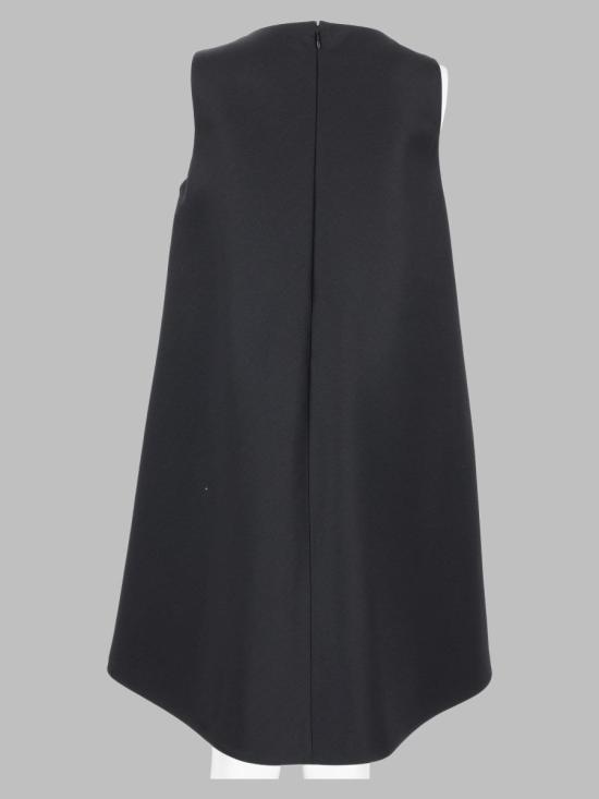 26FW 발렌시아가 A-라인 울 드레스 A009P3 TUT221000 BLACK - BALENCIAGA