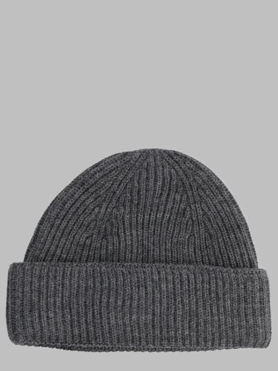 26FW 메종키츠네 폭스 헤드 라지 비니 PM06112KT1022 H170 GRAY - MAISON KITSUNE