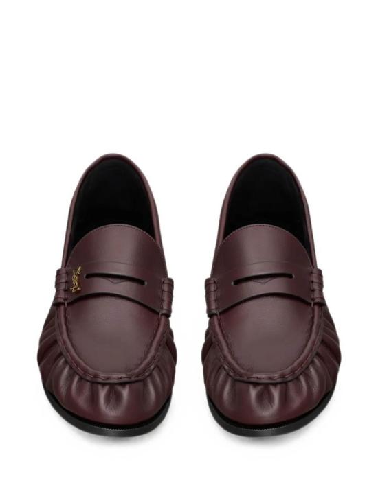 26FW 생로랑 르 페니 로퍼 A002CJAAGXG6110 DARK RED - SAINT LAURENT