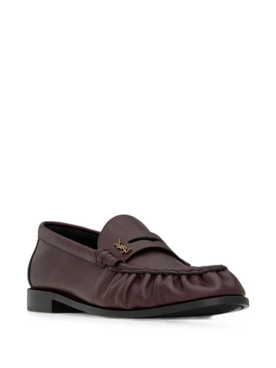26FW 생로랑 르 페니 로퍼 A002CJAAGXG6110 DARK RED - SAINT LAURENT