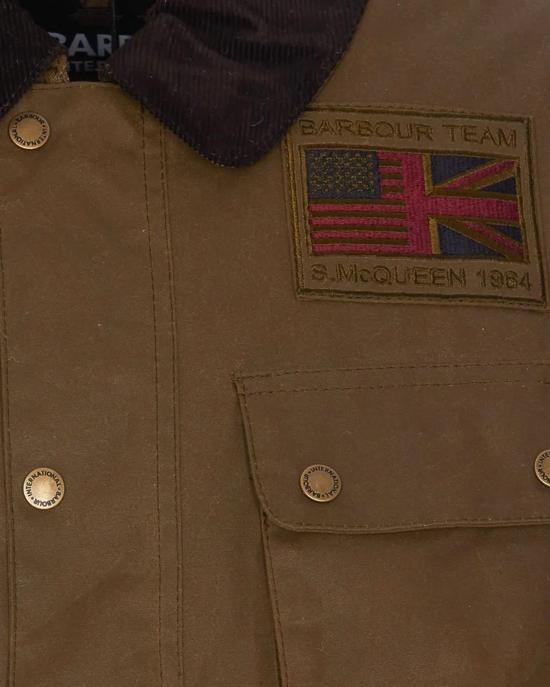 26FW 바버 인터네셔널 워커스 왁스 자켓 MWX1853 BEIGE - BARBOUR