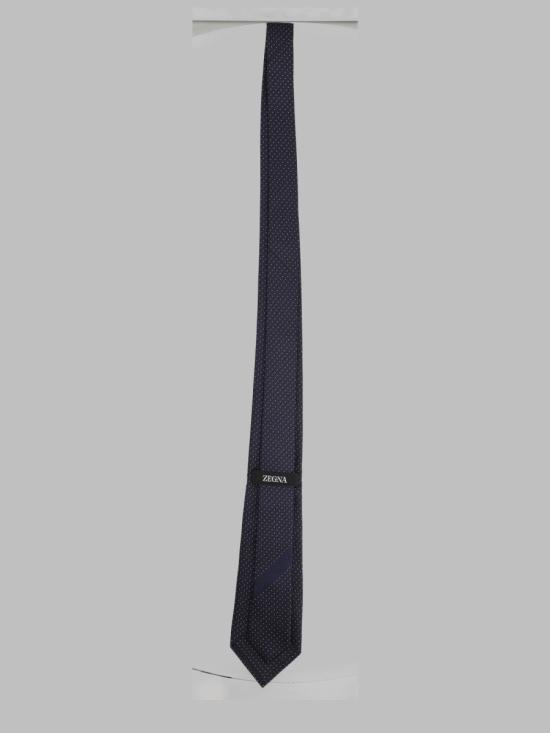 26FW 에르메네질도제냐 넥타이 Z4C42TA4 1PBBL1 BLUE - ERMENEGILDO ZEGNA
