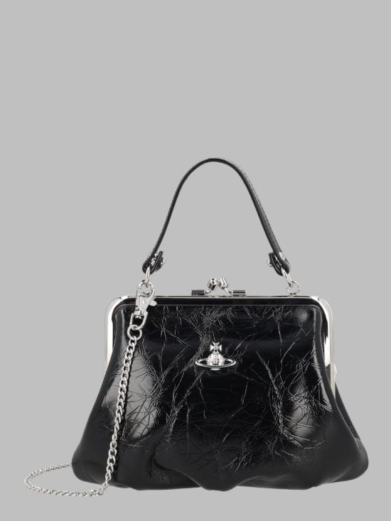 26FW 비비안웨스트우드 그래니 프레임 퍼스 4B010007W L00EON401 BLACK