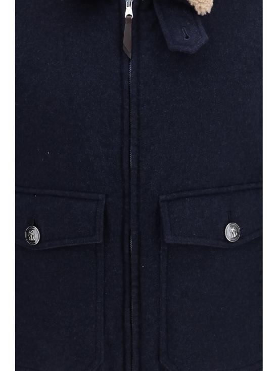 26FW 브루넬로 쿠치넬리 자켓 MM4006003 BLUE - BRUNELLO CUCINELLI