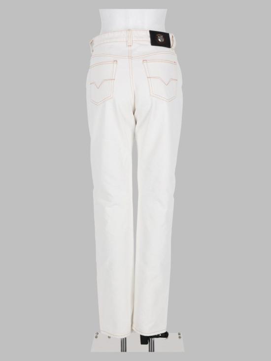 26FW 베르사체 데님 팬츠 1025668 1A186521D660 WHITE - VERSACE