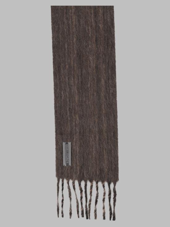 26FW 아워레가시 에스테이트 스카프 A4268EC CHOCOPRESSEDWAVEALPACA BROWN - OUR LEGACY